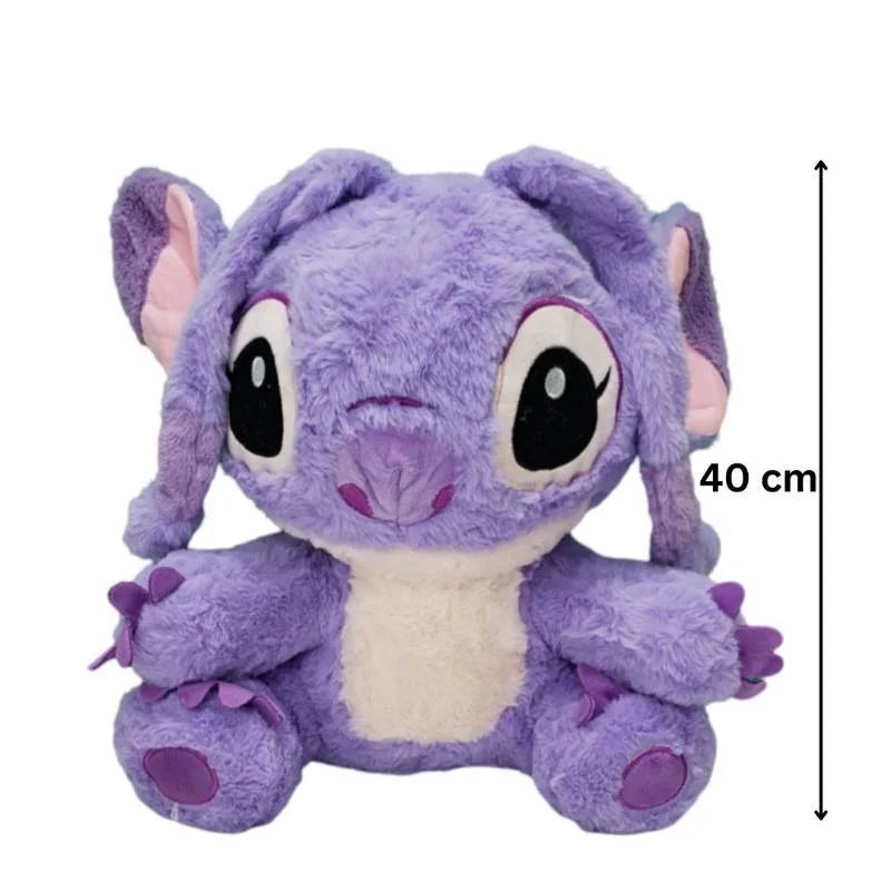 Purple Disney Angel Lilo & Stitch Alien Girl Sitting Plush Lovely Stuff