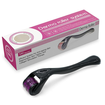 Derma Roller 0.5mm with 540 Micro Needle for Hair Growth and Facial