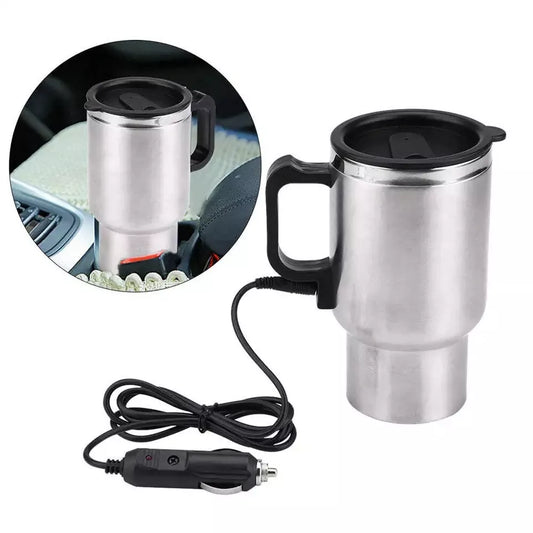 12 Volts 450 ml Heated Travel Mug Coffee /Tea/Soup Cup Car Charging