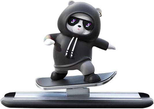 Funny Skateboard Bear Car Dashboard Decoration | Best Quality Decoration Piece For