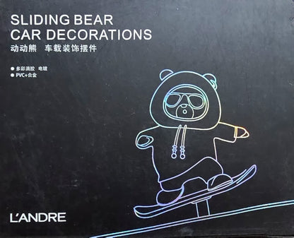 Funny Skateboard Bear Car Dashboard Decoration | Best Quality Decoration Piece For