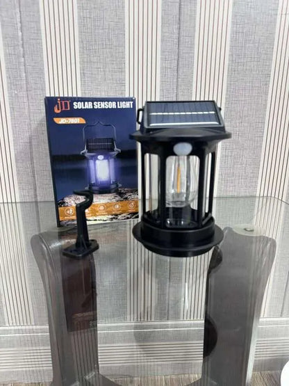 JD 7801 Solar Lantern with USB Charging Port Portable, Eco-Friendly Outdoor Lamp