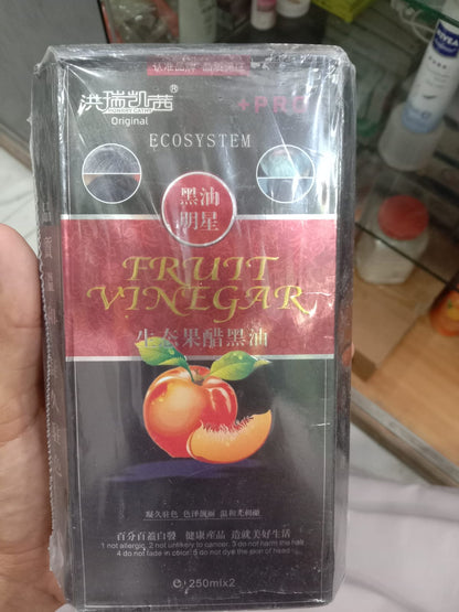 fruit venger black hair color gel dye 500ml