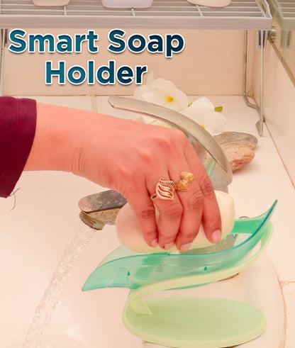 Smart Soap Holder For Bathroom | Wall Mounted Soap Bar, Kitchen, Bathroom
