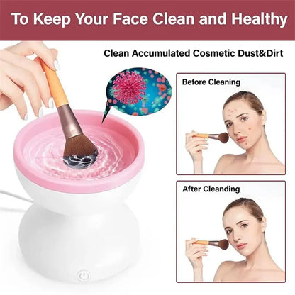 Electric Makeup Brush Cleaner Machine Gentle And Efficient Cleaning USB Powered Electric
