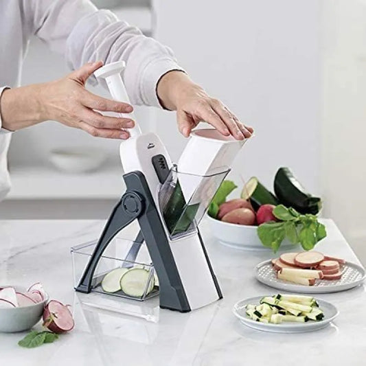 5 in 1 Mandoline Vegetable Slicer Food Chopper, Vegetable Cutter, Quick Fruit