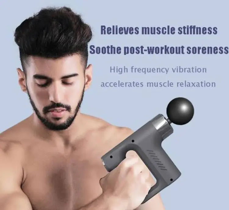 Blueidea Deep Tissue fascial massager with 4 massage Muscle Massage Gun (Random