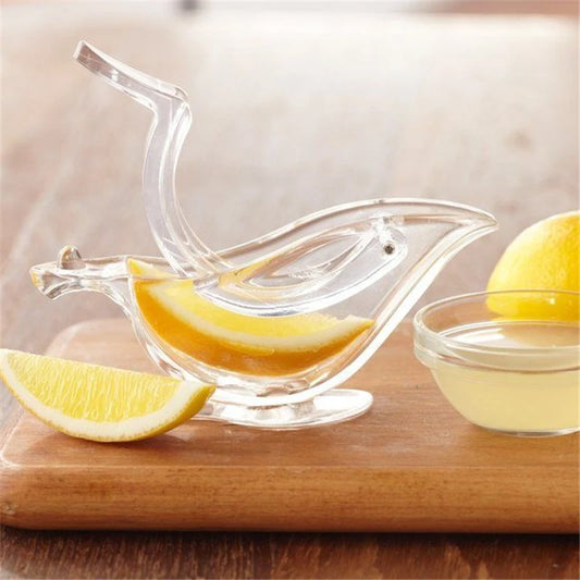 Manual Lemon Clip Portable Clear Fruit Juicer Bird Lemon Slice Squeezer Home