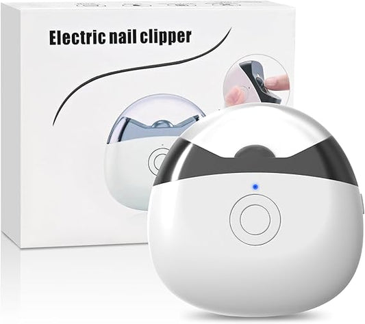 Electric Automatic Nail Clipper,Electric Baby Nail Clippers with Light,Rechargeable Nail Clippers with
