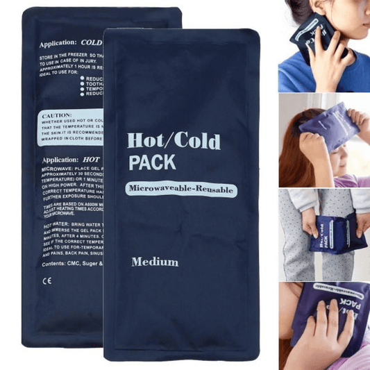 Multi-Purpose Hot and Cold Pack Flexible Gel Pack Physiotherapy (extra Gel standard
