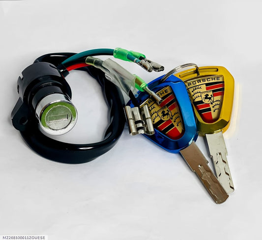 Ignition Switch with Computerized fancy Keys for 70cc bike new style two