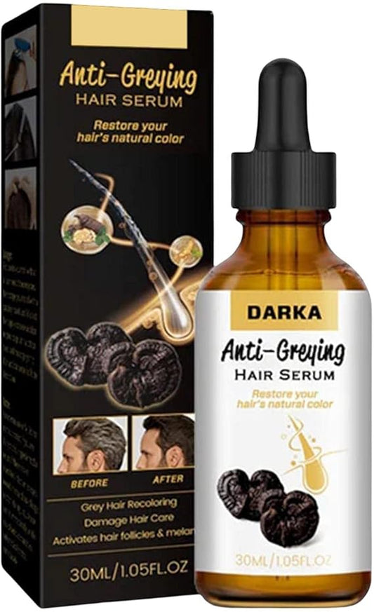 (100pcs) Hair Darkening Se-Rum, Darka Anti-greying Hair Se-Rum, Nutrient Natural Darkening Se-Rum