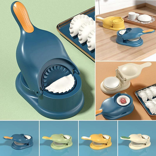 2-in-1 Dumpling Wrapper Tool Food Grade Manual Dumpling Wrapper Mold Labor-Saving Baking