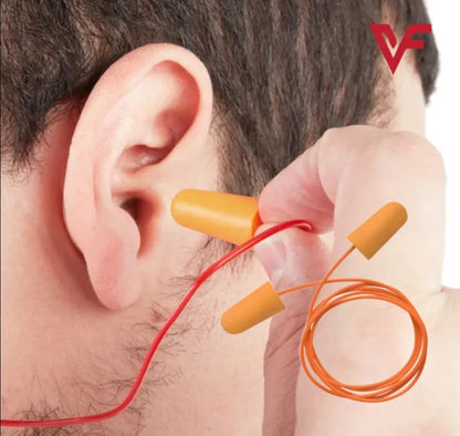 Foam Ear Plug for travel Anti Noise Reduction Removable Corded Soft Earplugs