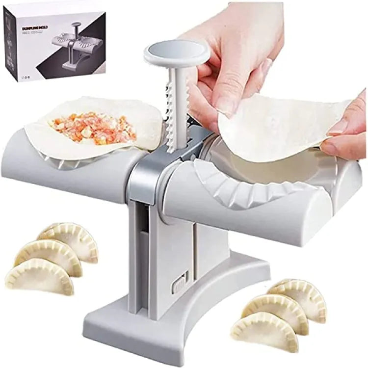 Double head design automatic dumpling machine mold, dumplings quickly and easily