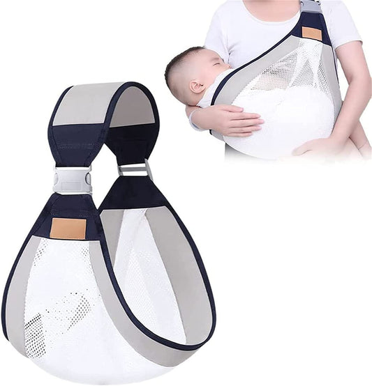 Baby Carrier, Ergonomic Baby Strap one Shoulder Labor-Saving Polyester Baby Half Wrapped