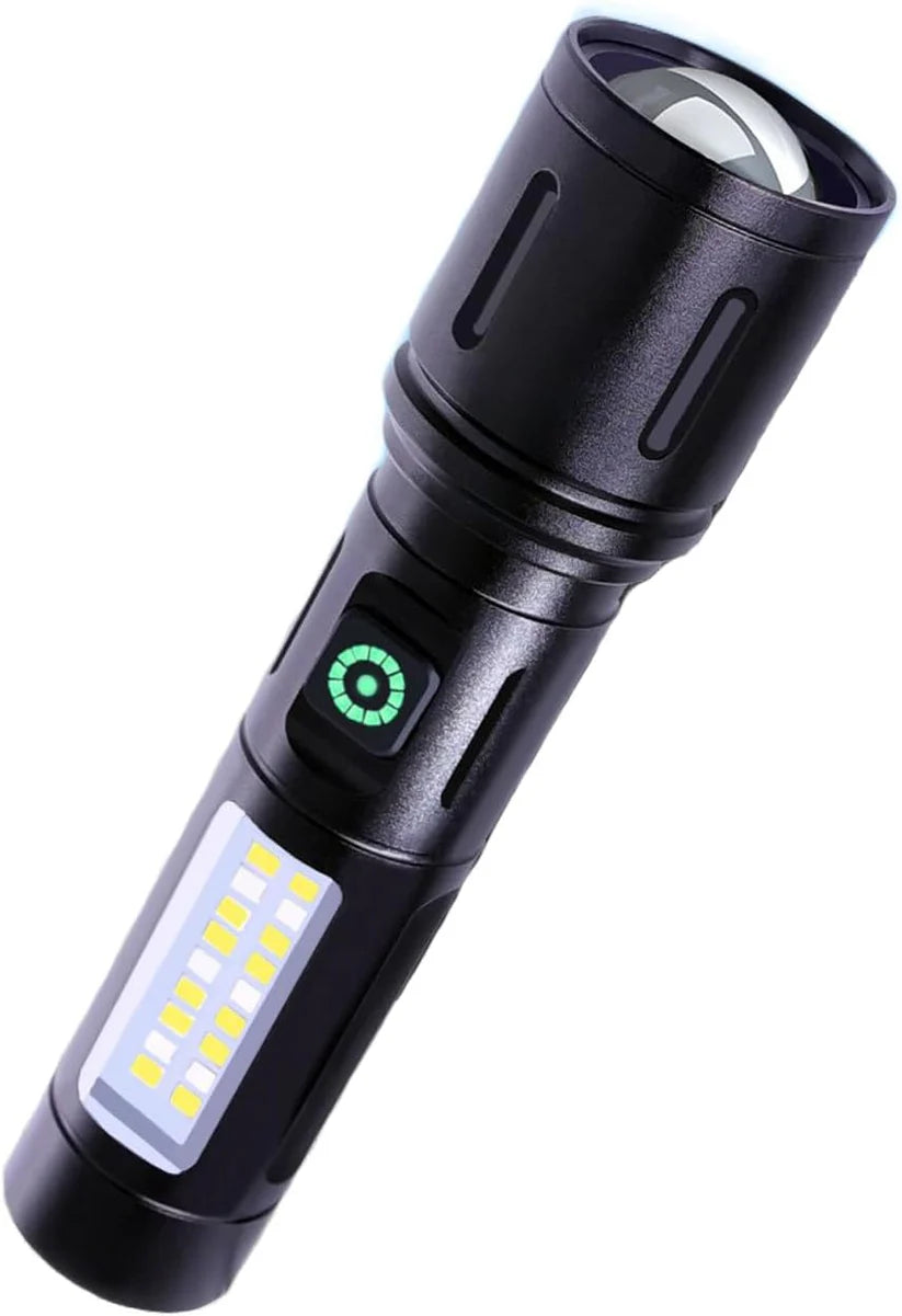 Rechargeable White Laser Super Battery Aluminum LED Flashlight, Body Tactical,Long Battery