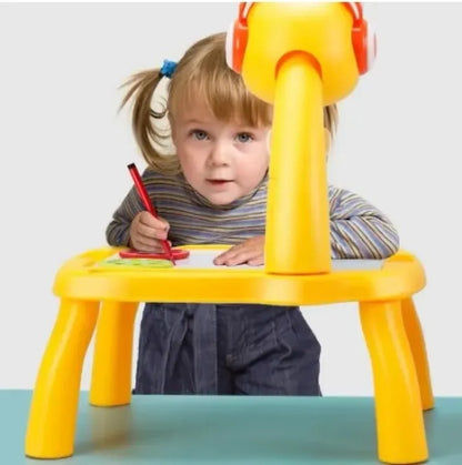 Table with light and with music inside | Mini Art Drawing Board