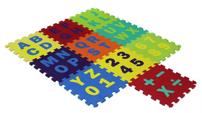 9mm Puzzle 9 PCS ABC-123 | Interlocking Play Tile | Alphabets