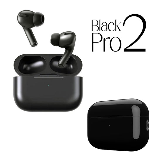 Black Apple Airpods Pro 2 Hengxuan (high Copy With Popup Msg/locate In