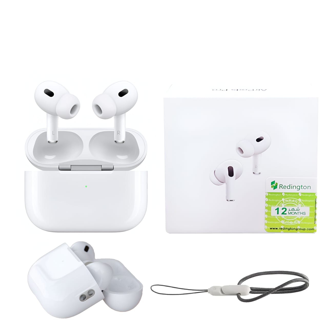 White New Apple Airpod Pro 2 Hengxuan TC charging(High Copy) white