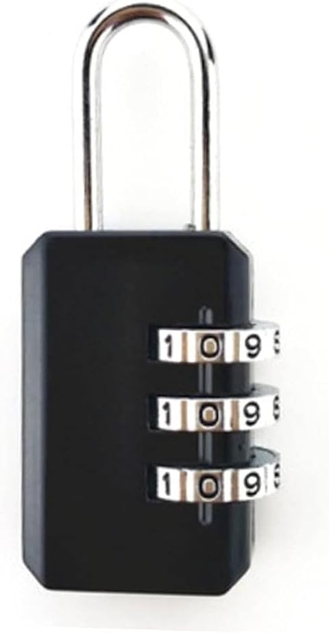Greatangle-UK 3 Digit Code Combination Padlock For Luggage Combination Number Lock Padlock