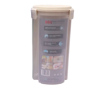 Marshal Storage Jar - 3 In 1 Jar - 3 Portion storage