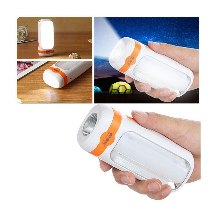 11 SMD LED Mini Torch Camping Rechargeable Lantern 2 Modes Emergency Light