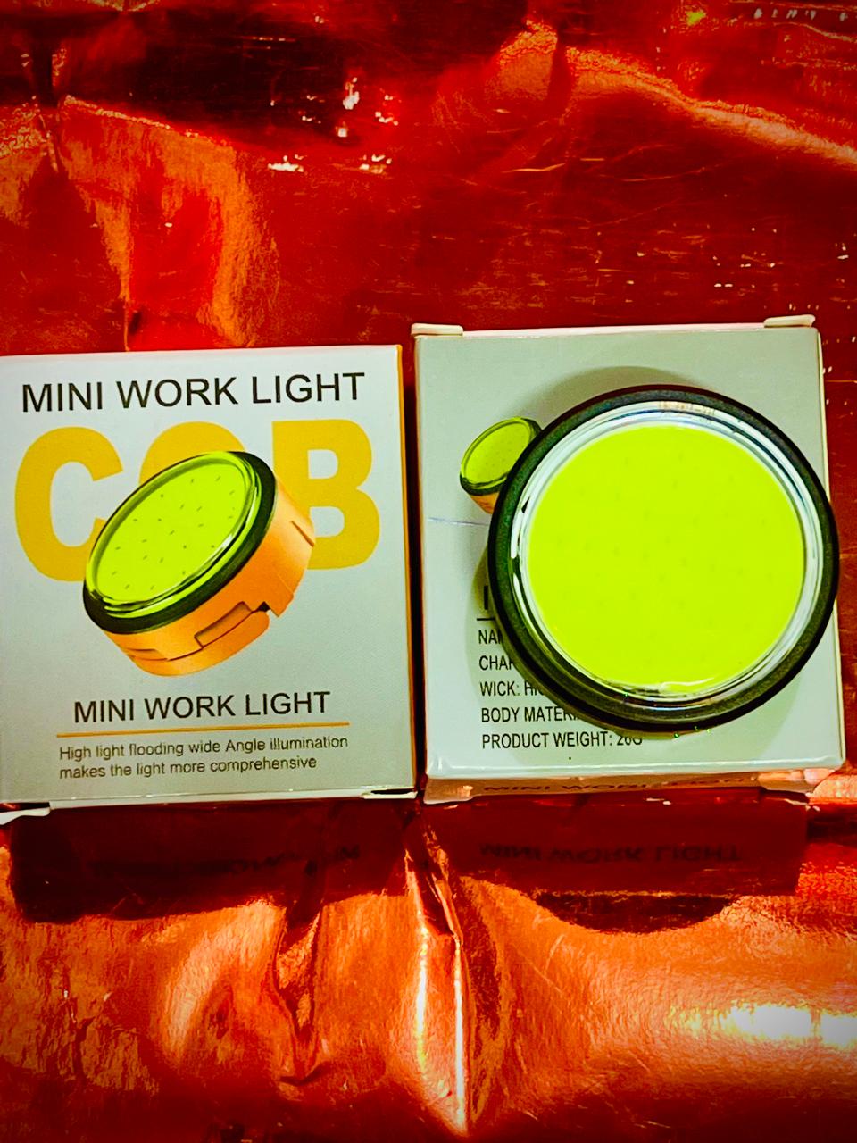 Mini work light Work Light Mini Camping Tent Lamp with Hanging Hook