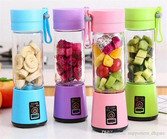 Juicer Portable Outdoor Juicing Cup Home Mini Cordless Crushed Ice Machine USB