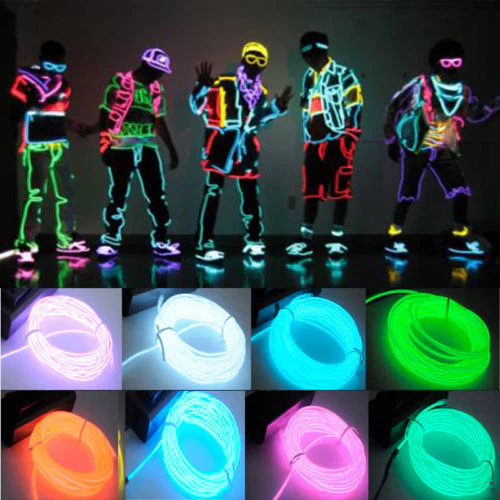 Glowing Wire led strip Atmosphere light for DIY Flexible AUTO interior Lamp