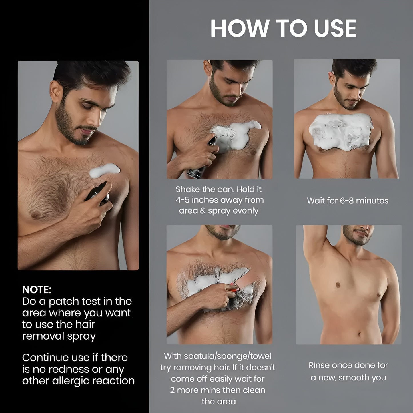 CHIRS'S HAIR REMOVAL SPRAY FOR MEN - 180ml