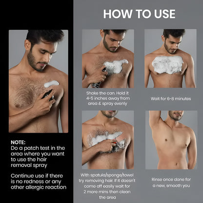 CHIRS'S HAIR REMOVAL SPRAY FOR MEN - 180ml