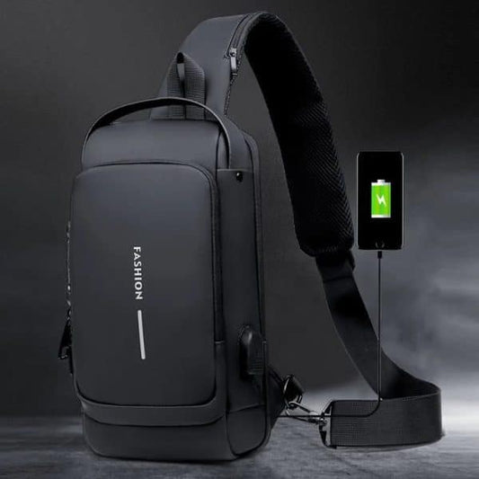 Chest Bag Multifunction Crossbody Sport Running Travel Sling Pack Anti-theft for