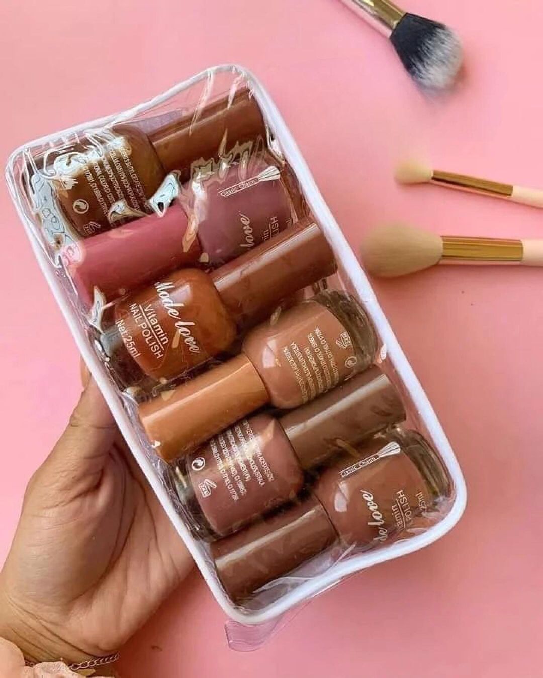 Made Love Colors Permanent Nail Polish 12 Piece Pack For Women |