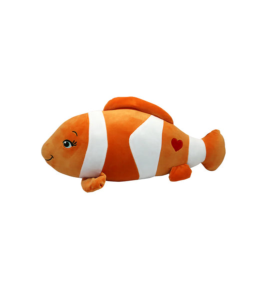Clown Fish Soft Stuffed Plush Sea Animal Pillow for Kids Boys &amp;