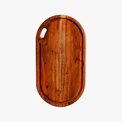 Premium Oblong Acacia Wood Chopping Board 17 x 9 x 2