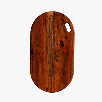 Premium Oblong Acacia Wood Chopping Board 17 x 9 x 2