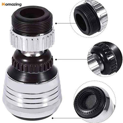Multifunctional 360° water Faucet Kitchen Sink Faucet Sprayer Water Saving Aerator