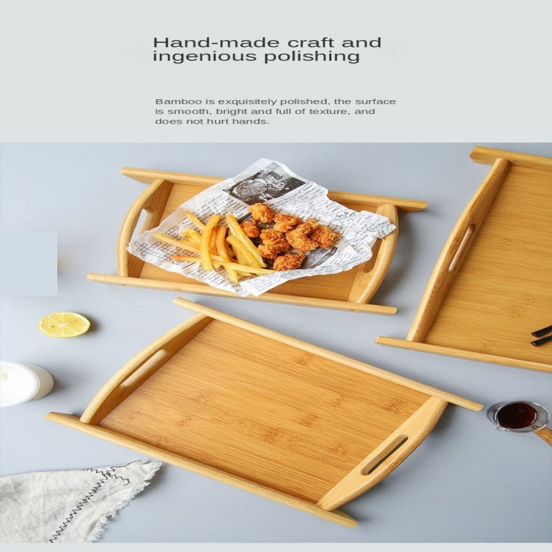 03 Pcs Set Wood Serving Tray For Kitchen | Best Quality Wooden