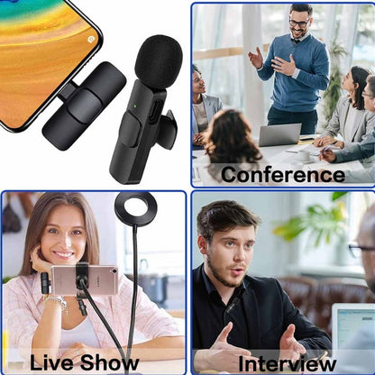 k11 Type-C Wireless Microphone K8 Collar Mic for Type C - Noise
