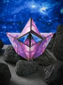 1pc 3D Magic Cube Geometric Space Three-dimensional Decompressing Toy - Shashibo Cube