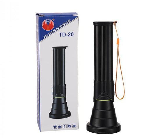 Rechargeable Flashlight | Usb charging headlamp | Waterproof Torch light TD-20