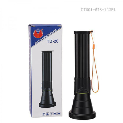 Rechargeable Flashlight | Usb charging headlamp | Waterproof Torch light TD-20