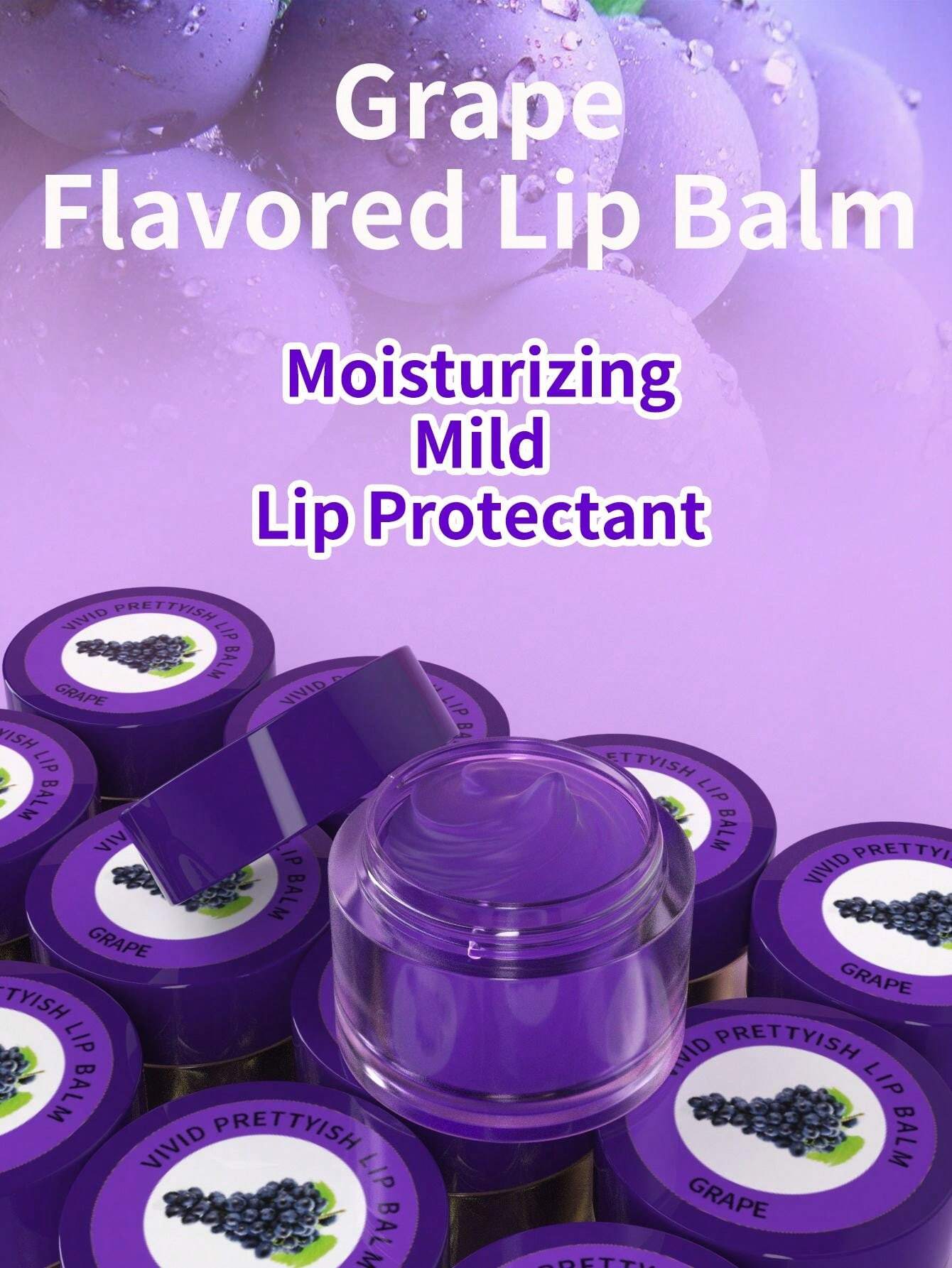 Fruity Delight Lip Balm, Glossy Finish for Soft, Hydrated Lips ( Random