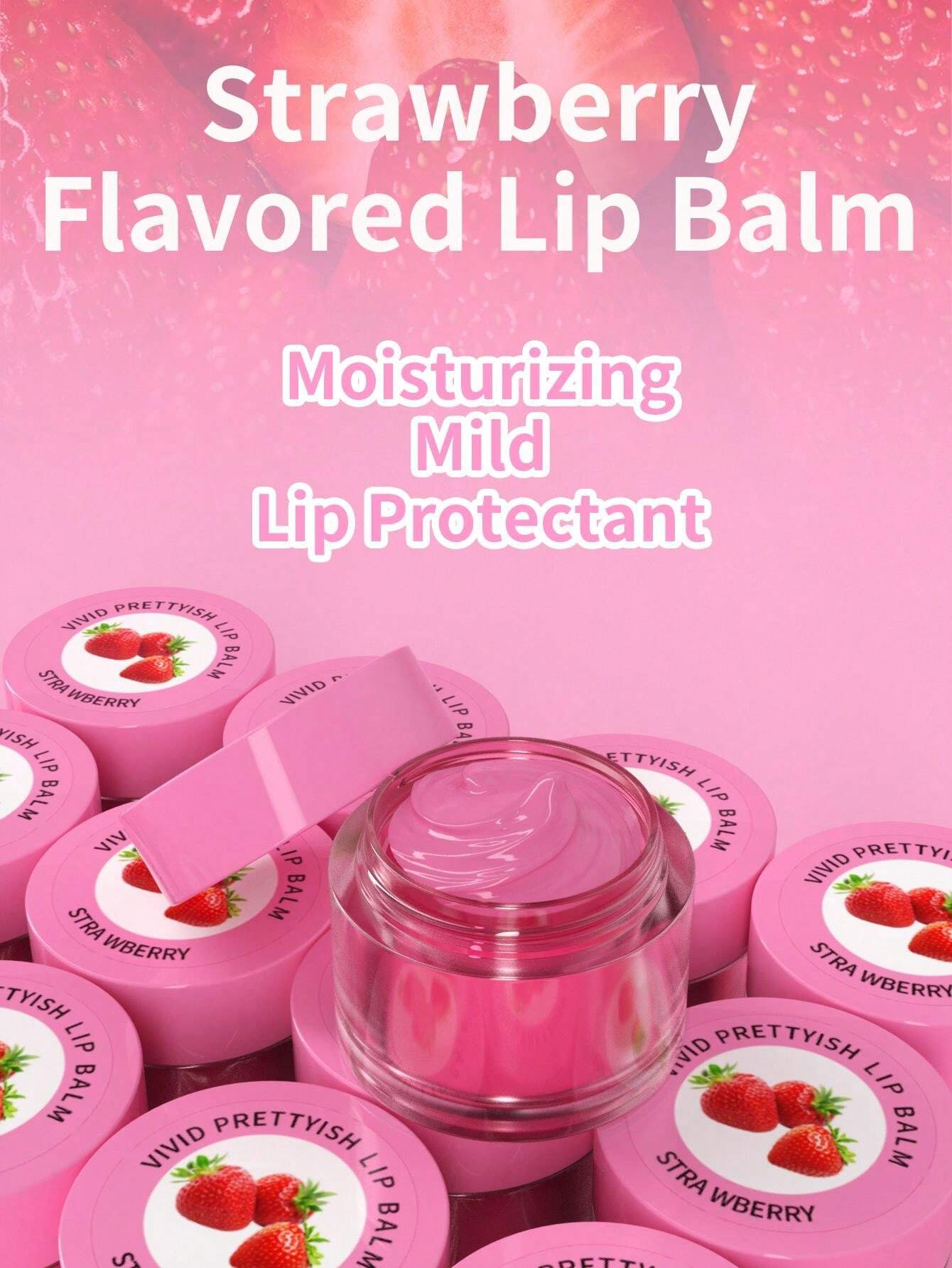 Fruity Delight Lip Balm, Glossy Finish for Soft, Hydrated Lips ( Random
