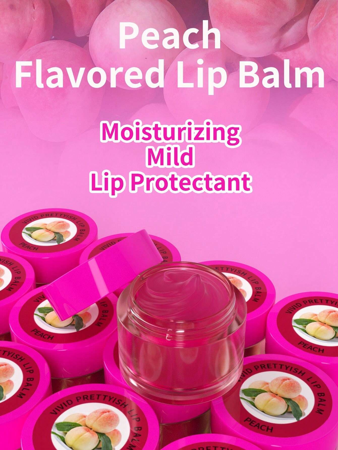 Fruity Delight Lip Balm, Glossy Finish for Soft, Hydrated Lips ( Random