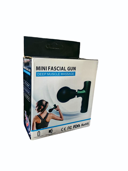 Mini Rechargeable Fascial Gun Portable Deep Muscle Massager for Pain Relief