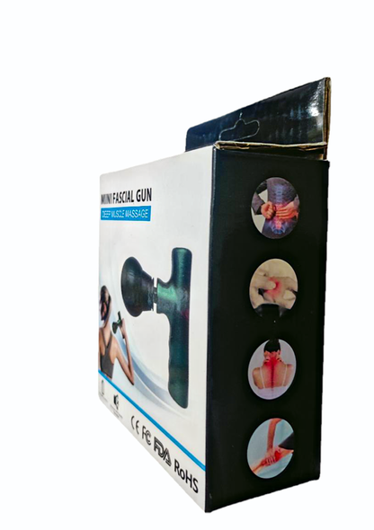 Mini Rechargeable Fascial Gun Portable Deep Muscle Massager for Pain Relief