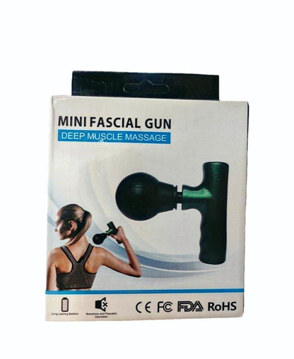 Mini Rechargeable Fascial Gun Portable Deep Muscle Massager for Pain Relief
